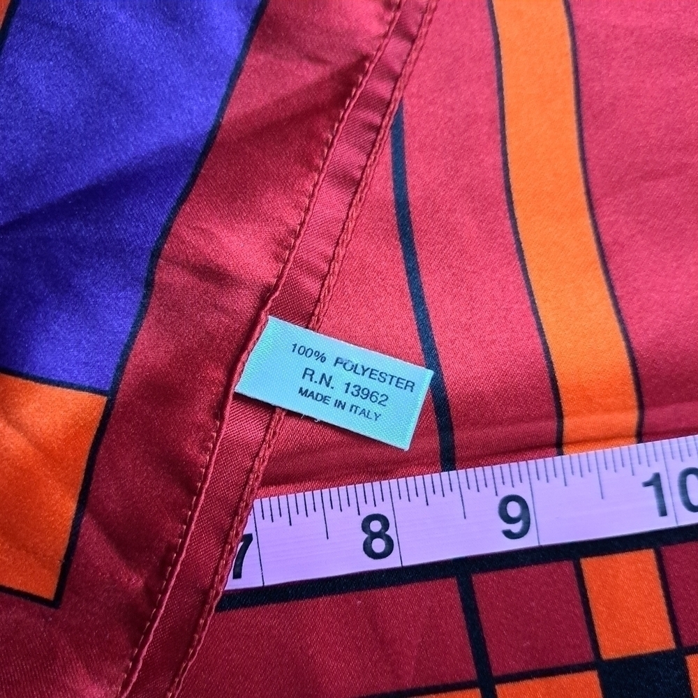 Colorful Window Pane Look Color Block Scarf - Picture 6 of 14